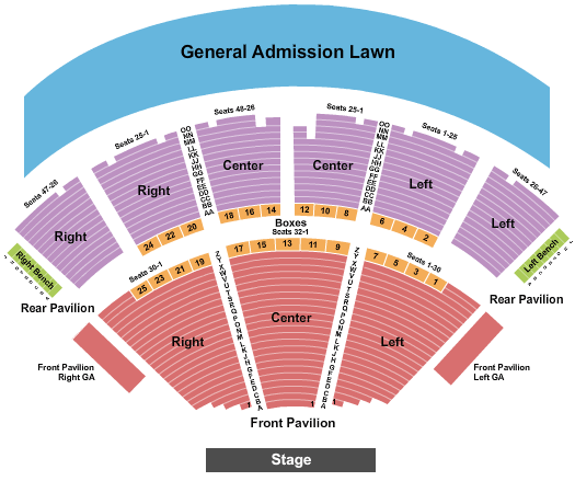 Hunter Pavilion At Ravinia Brandi Carlile Seating Chart